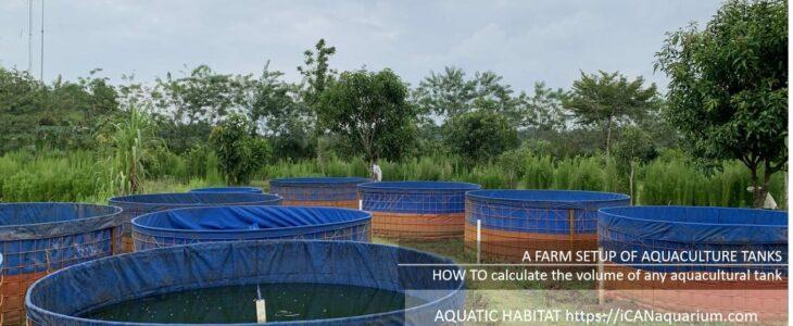 aquaculture tank volume calculation