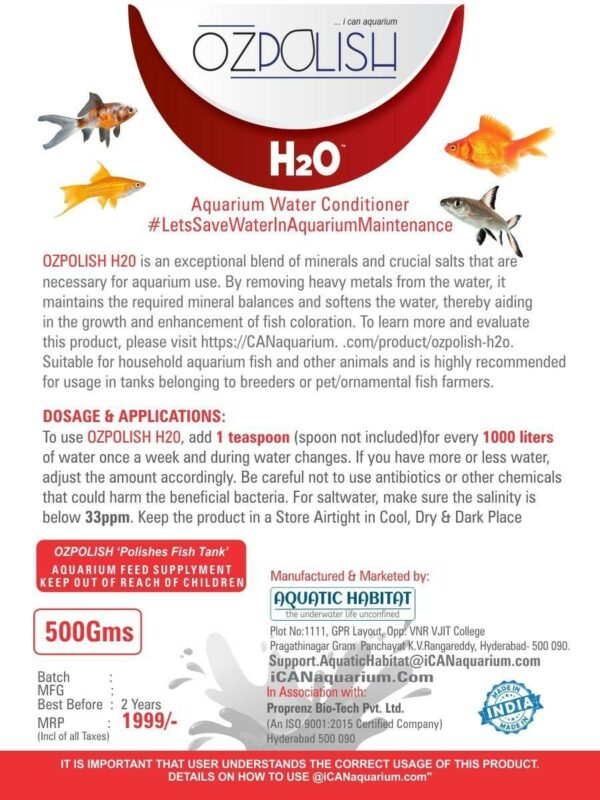 OZPOLISH H2O 500 Grams