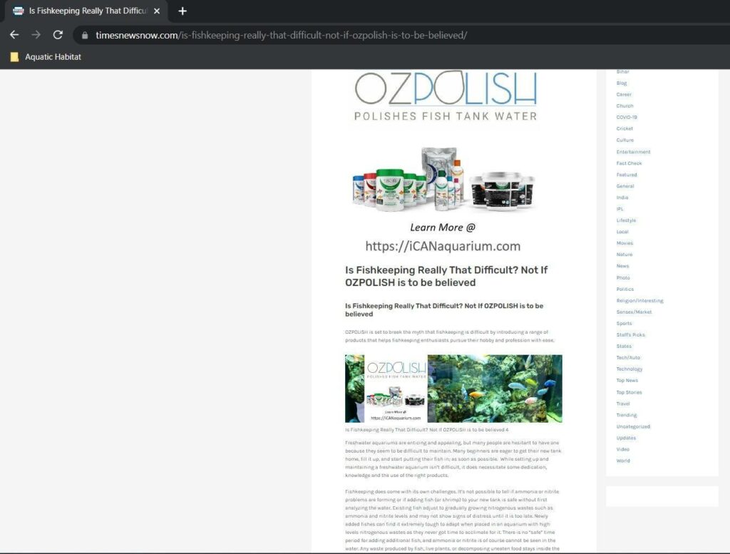 OZPOLISH News in Times News Now English